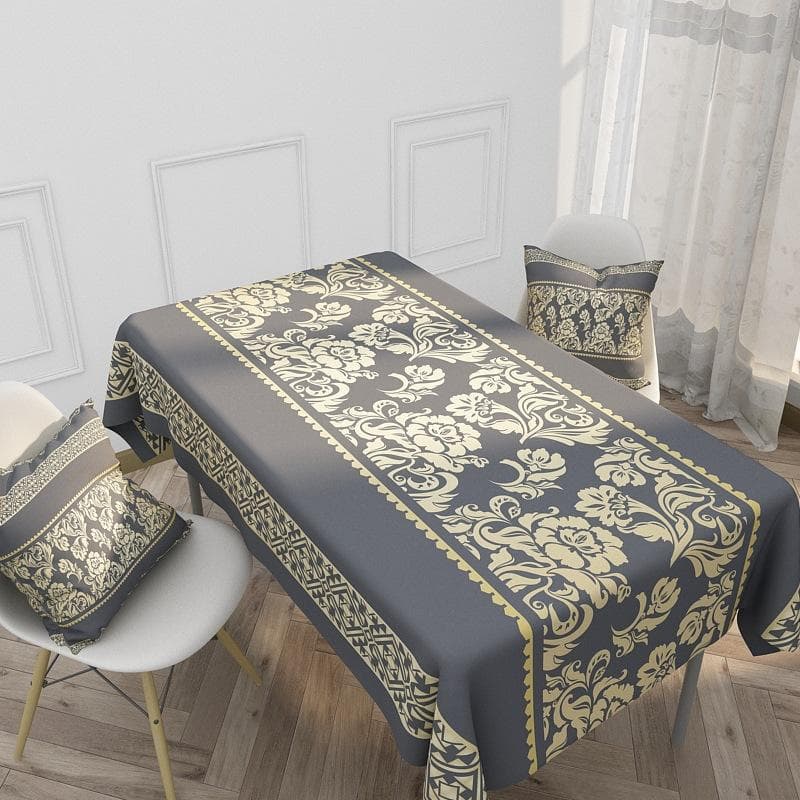 Waterproof Linen Tablecloth Household Ethnic Style retro Pattern Hotel Tablecloth Rectangular Kitchen Tablecloth 140-180cm