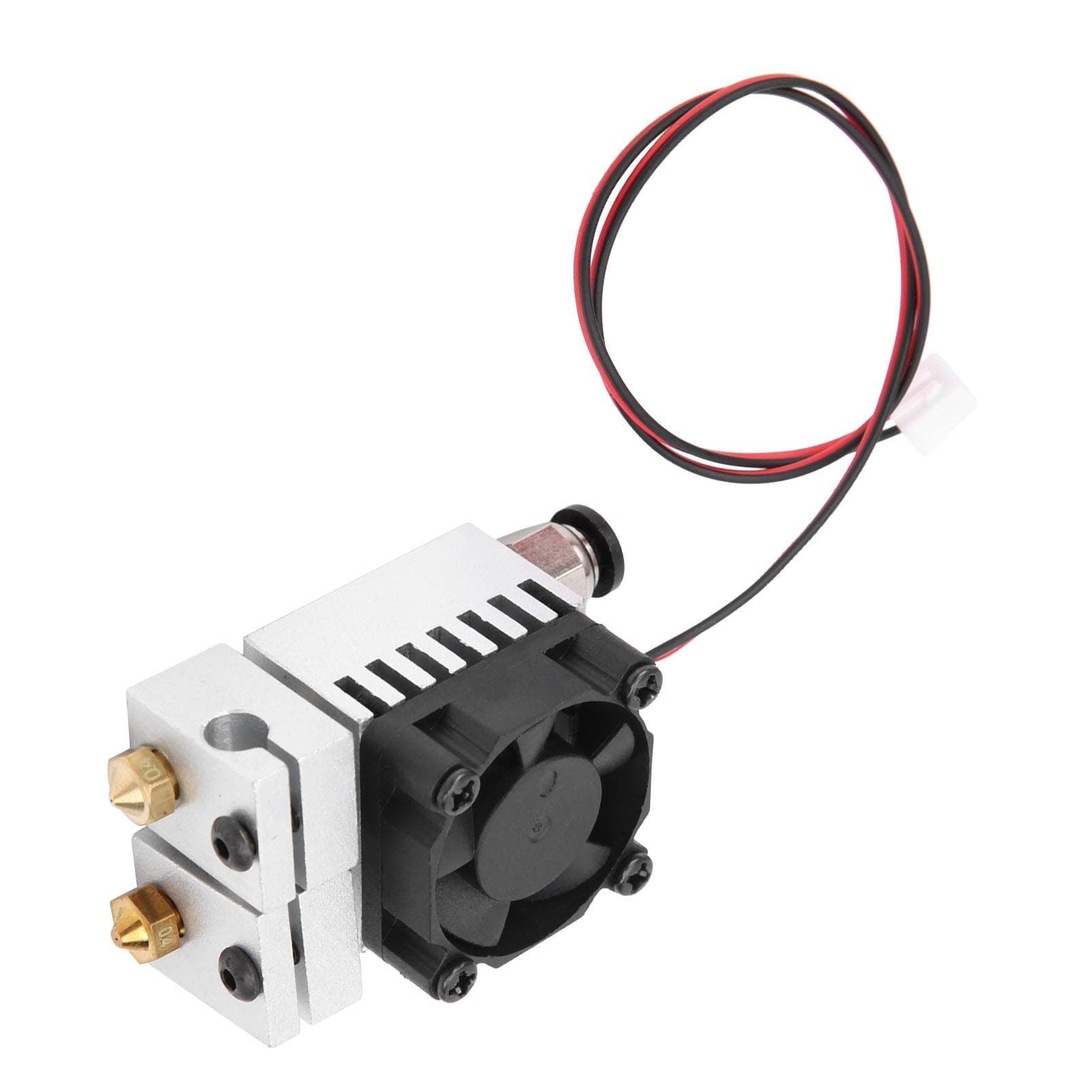 3D Printer Accessories 2 in 2 out Extruder Kit Volcano Block Nozzle Hot End Kit Hardware