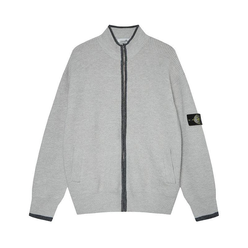 Cross-Border Stone Island Round Neck Unisex Pullover Sweater - European & American Trendy Style XXL