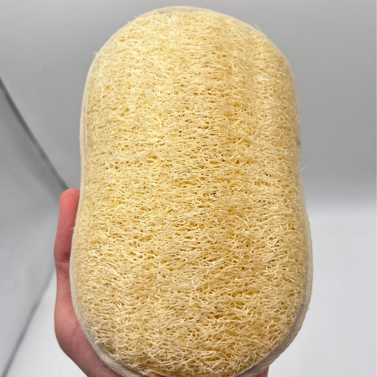 Natural Loofah Bath Sponge: Strong Exfoliating Towel for Back and Body