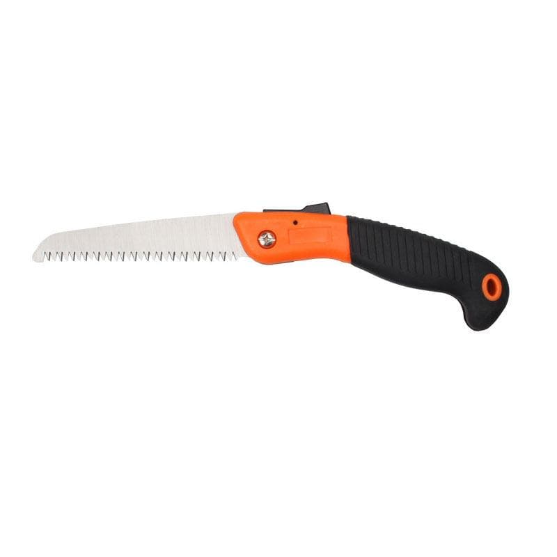 12 inch Folding Hand Saw for Garden or Tree Pruning, Camping, Wood Working, Rugged Durable Trimmer orange