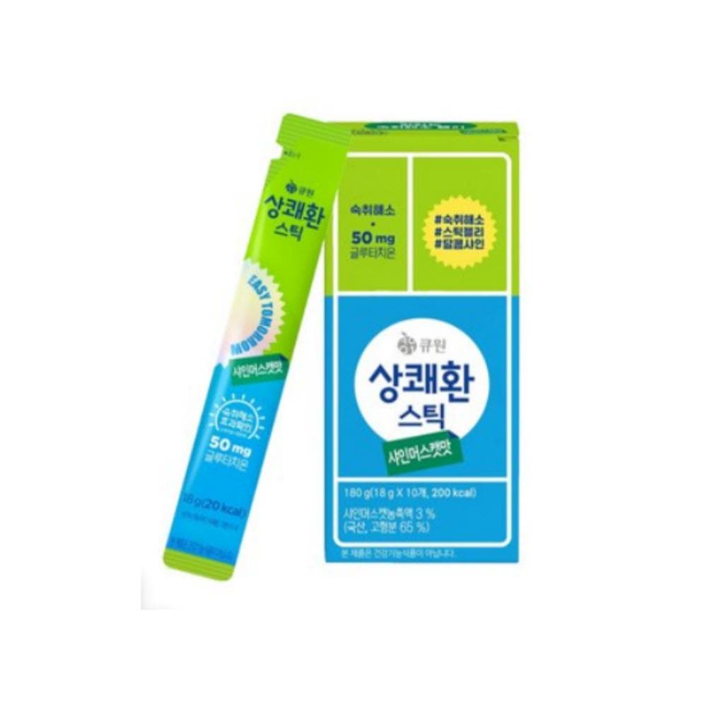 [Q ONE]  RENEWAL  Easy Tomorrow Hangover Relief Sticks 18g 4 flavor Shine Muscat 10 sticks