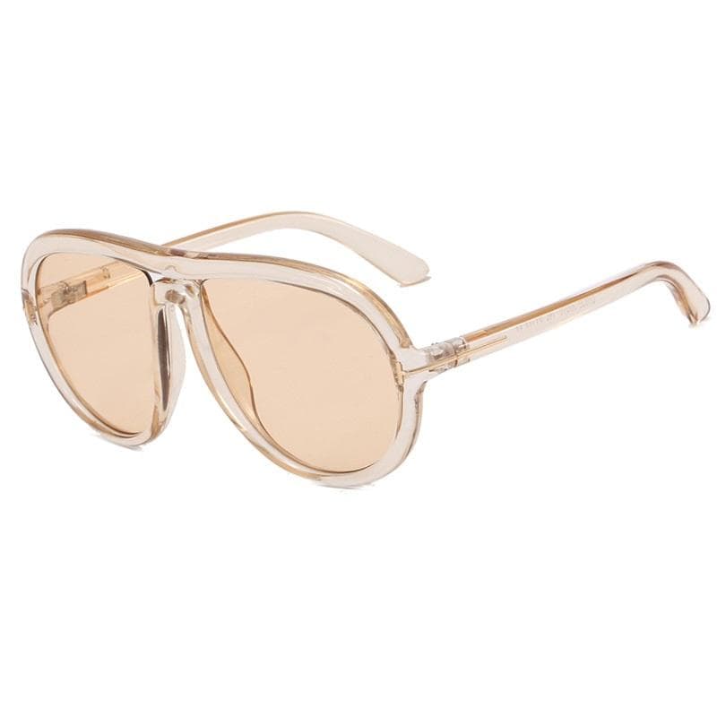 Round Pilot Sunglasses Women Men Vintage Shades UV400 Protection Luxury Oval Sun Glasses For Female Gafas De Sol as picture