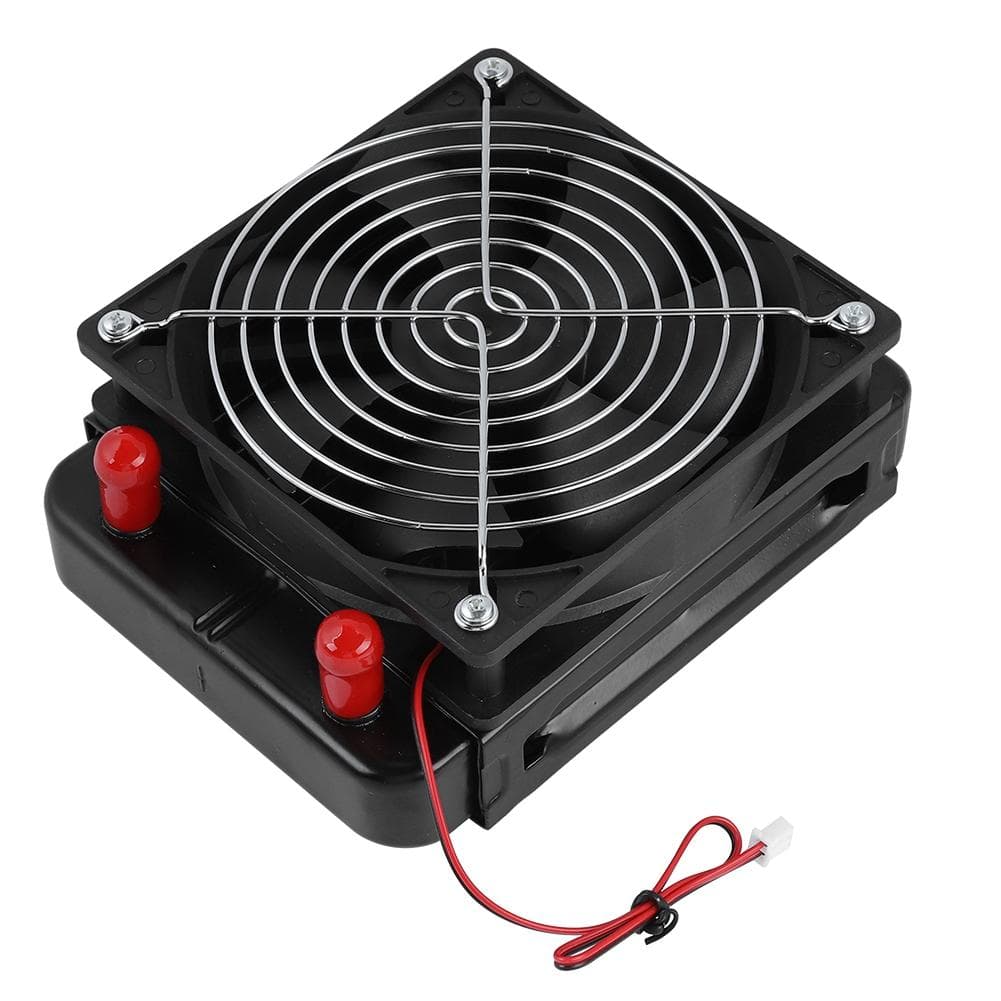 120MM Computer CPU Water Cooling Cooler Heat Row Radiator with Fan 10 Tubes
