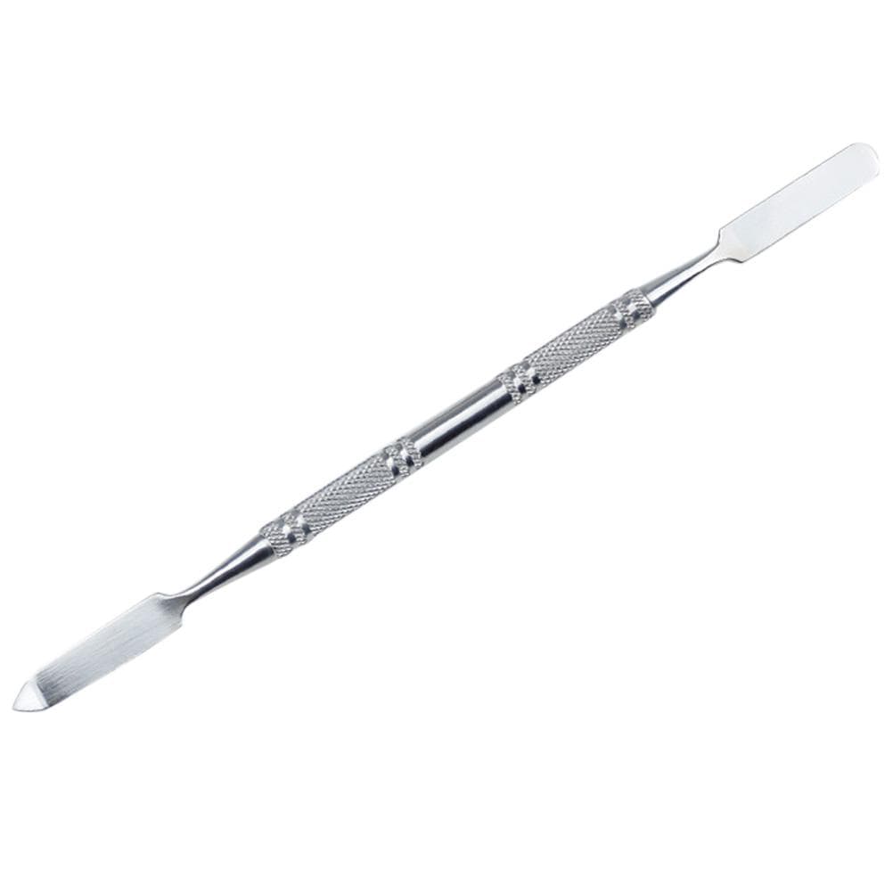 1pc Stainless Steel Spatula Professional Mirror Lady Mixing Tool for Nail Eye Shadow Eyelash Pigment Blending Foundation silver
