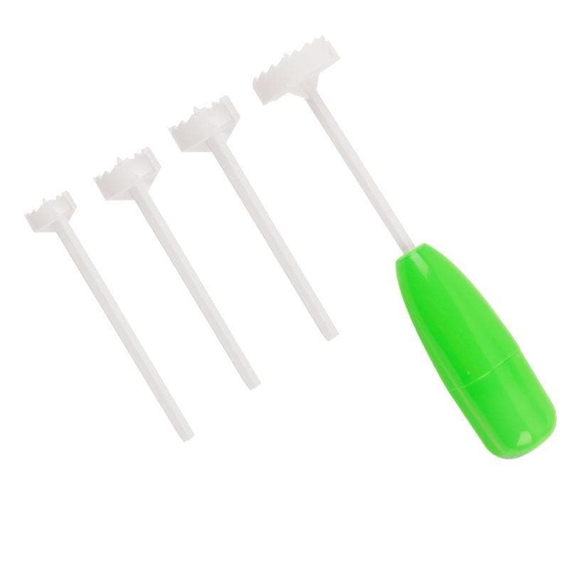 Kitchen Tools Vegetable Spiral Cutter Digging Device Stuffed for Vegetable Fruit Corer Tools Spiralizer green