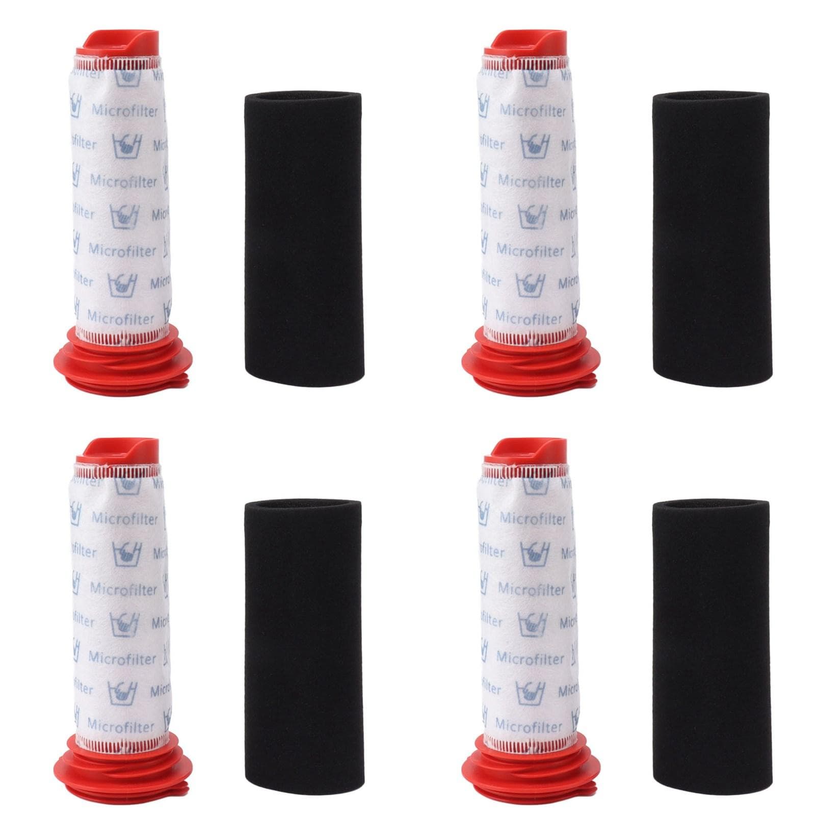 4Pcs Vacuum Cleaner Pre Motor Filter Foam Filter for Bosch 754176 754175 BCH6 Vacuum Cleaner Parts