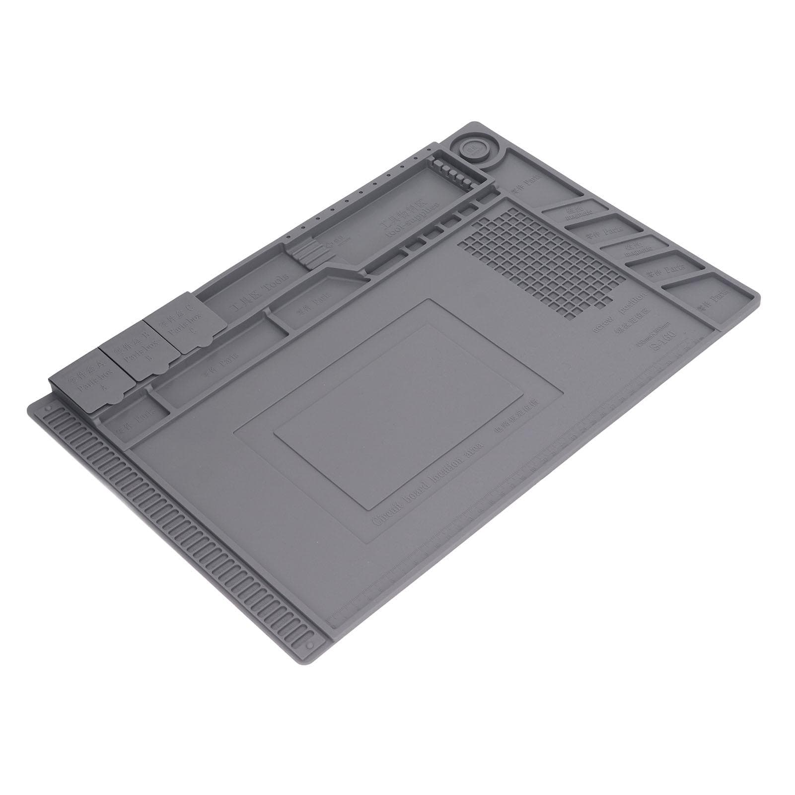 Silicone Insulation Pad Corrosion and Heat Resistance Soldering Work Mat for PCB Electronic Repair