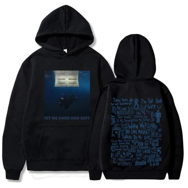 Hit Me Hard and Soft Tour Hoodie Billie Pullover Men Hoodies Sudaderas Male 3XL