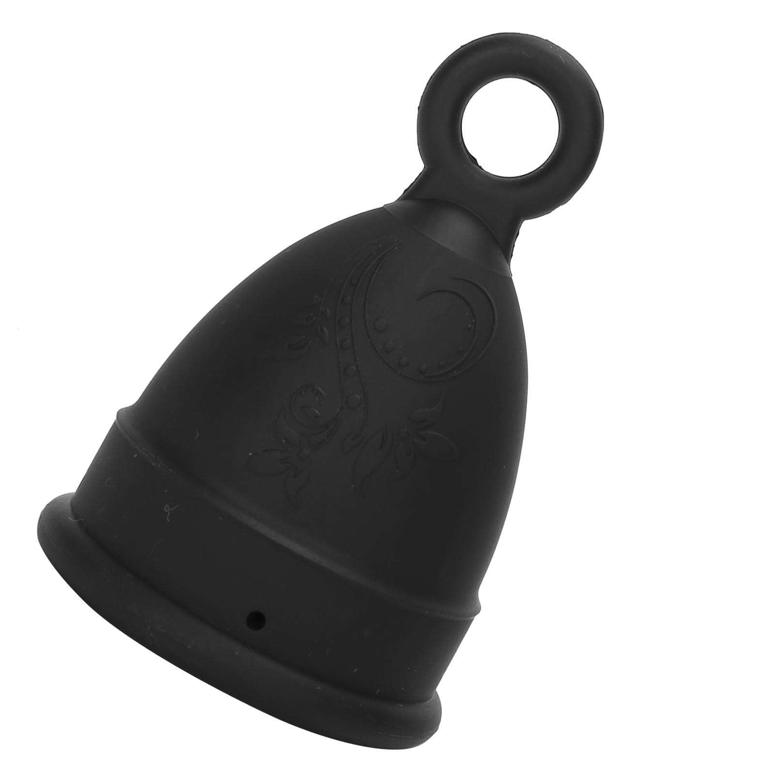 Silicone Menstrual Cup Women Soft Elastic Reusable Period Cup Female Body Care ToolBlue S L black