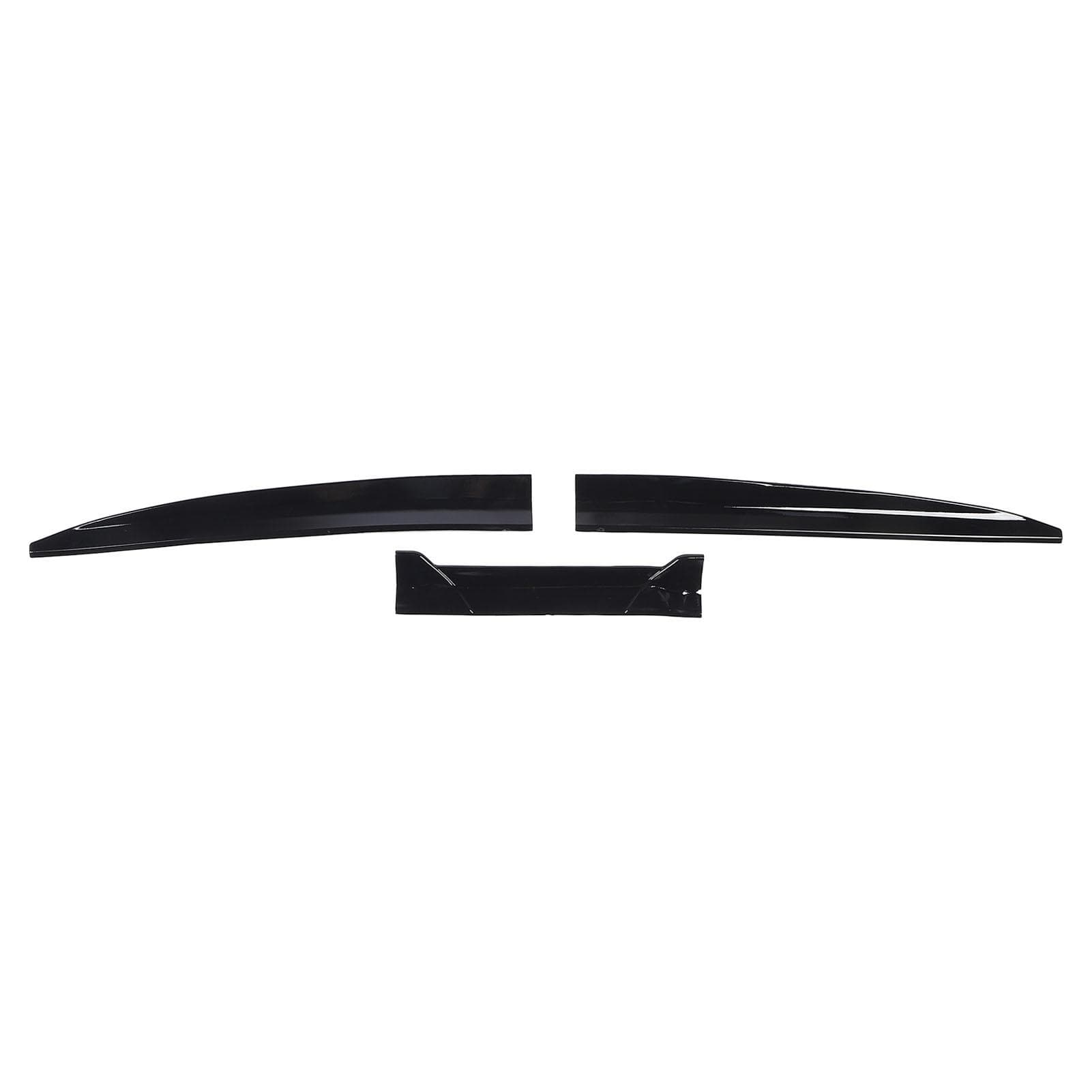 Rear Trunk Spoiler TPU Glossy Black Enhanced Aerodynamics Sporty Look Tail Trunk Lid Spoiler Wing