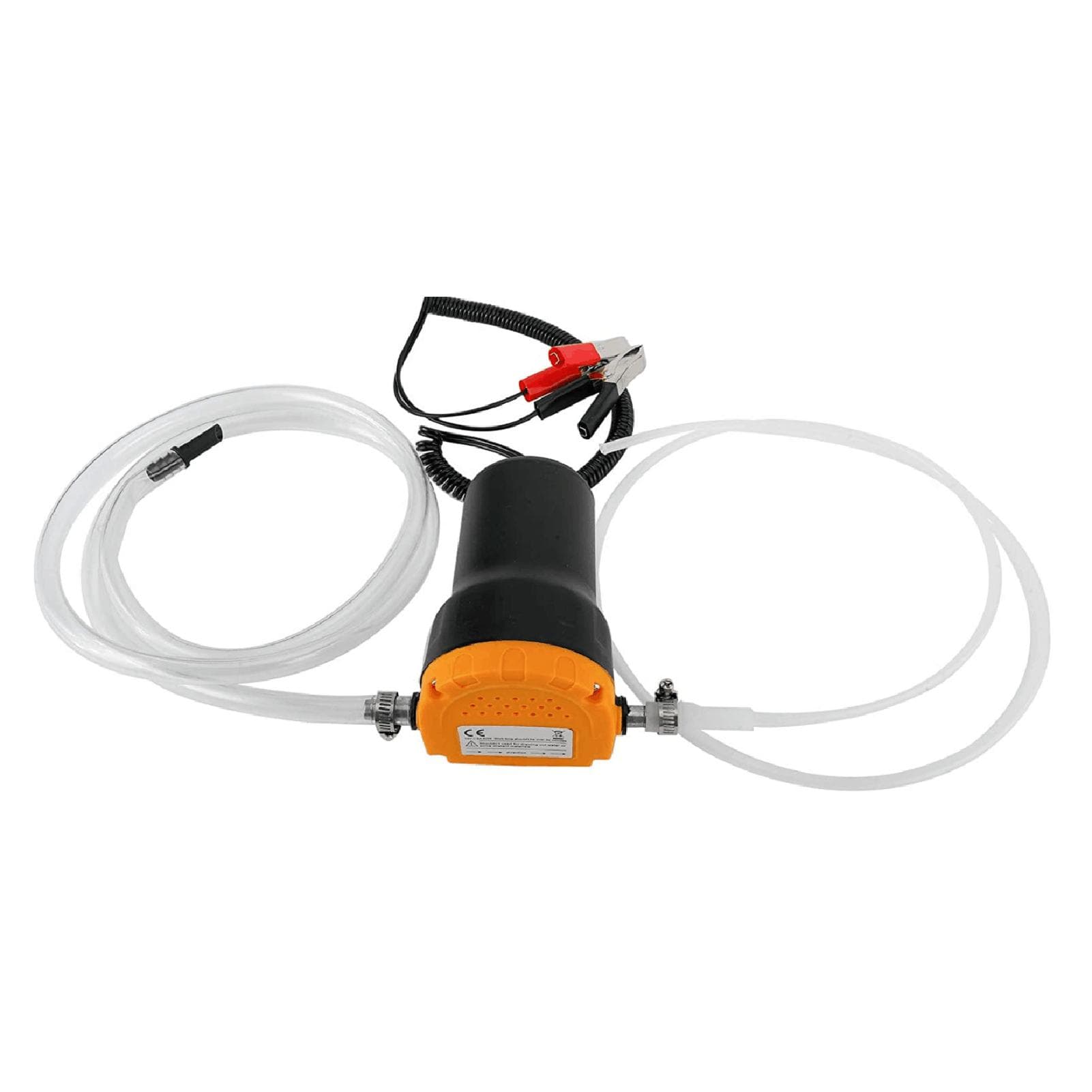 12V 60W Oil Change Pump Extractor Oil/Diesel Fluid Pump Transfer with Tubes Truck Rv Boat ATV multicolour