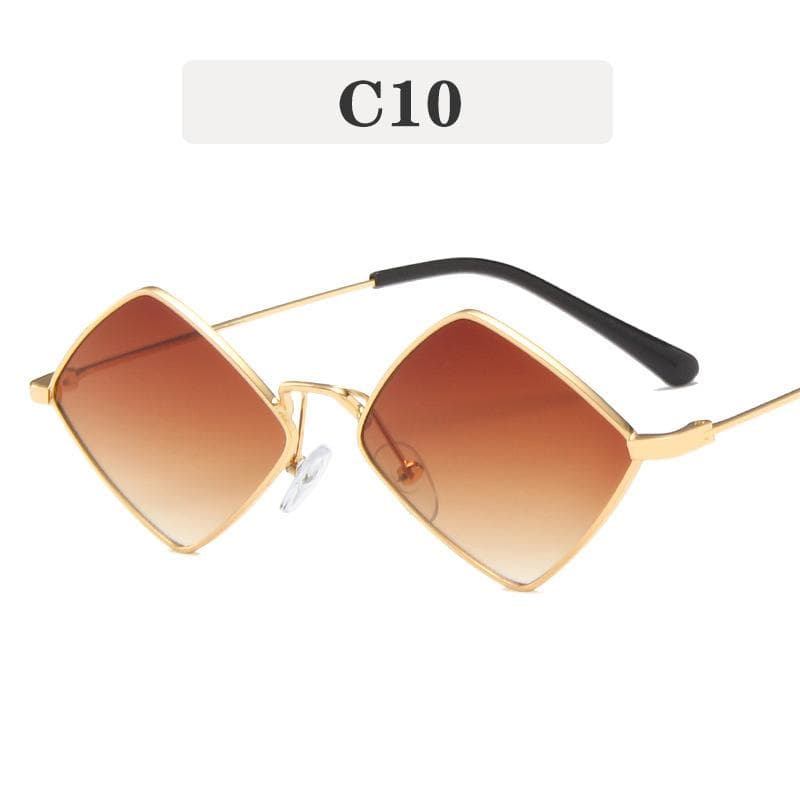 Fashion Sunglasses for Women Men Retro Classic Metal Small Frame UV400 Luxury Brand Sun Glasses black
