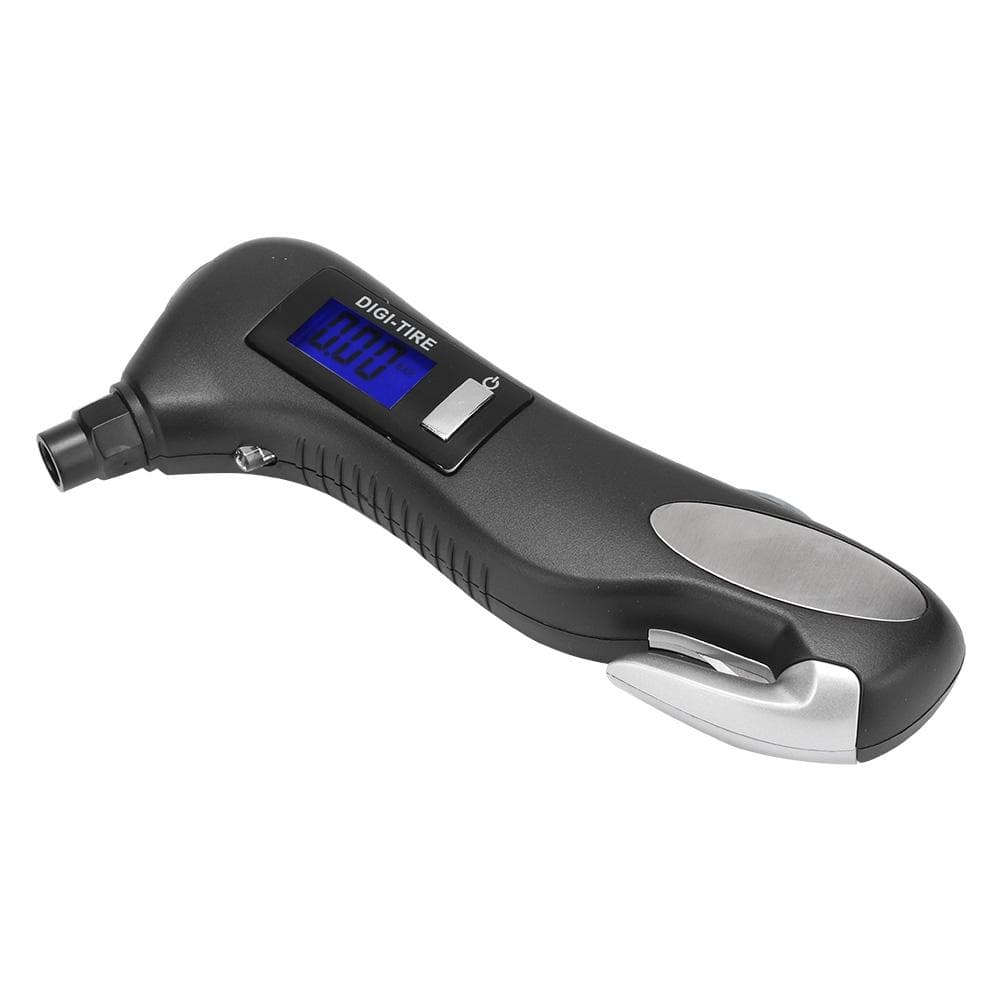 Multifunctional Outdoor Safety Emergency Car Flashlight Tire Pressure Gauge Cutter