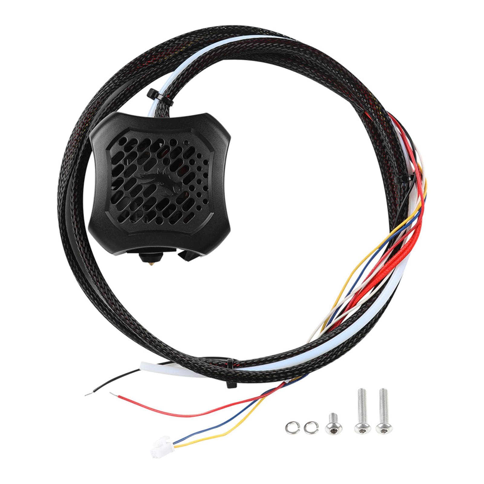 Ender 3 V2 Full Assembled Extruder Kit with Silicone Sock and 0.4mm Nozzle Efficient Heating and Ender 3 V2 Full Assembled multicolour