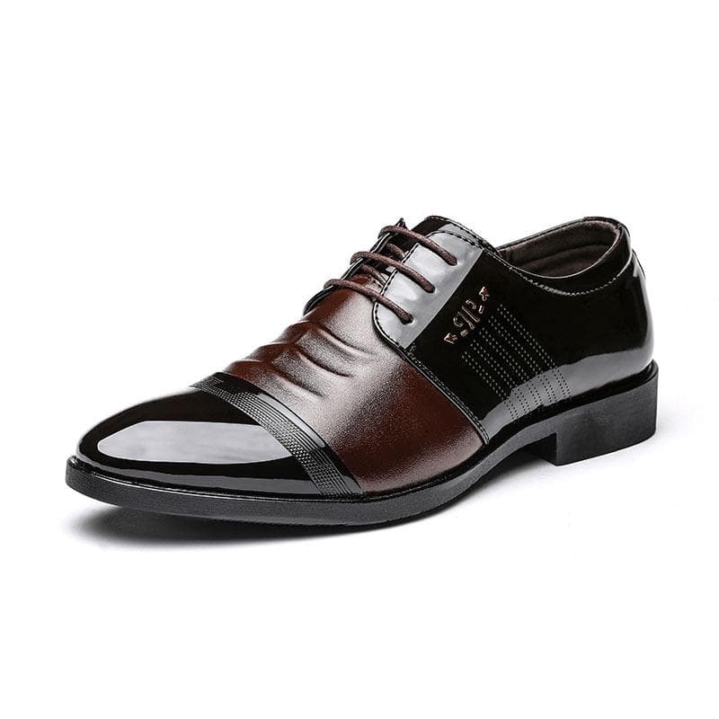 Spring New Single Shoes Leather Shoes Men's Formal Wear Business Casual Shoes Wedding Shoes British Men's Shoes 44