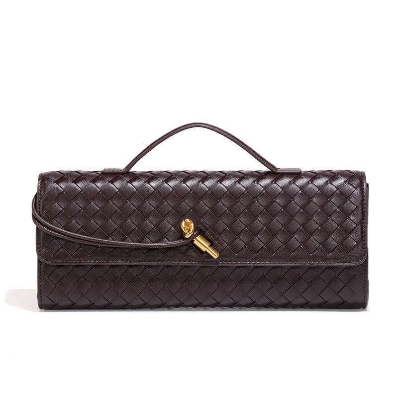 Hand-woven Bag, Fashionable Single-shoulder Traditional Baguette Bag, Organ Dinner Bag, Hand-held Crossbody Women's Bag