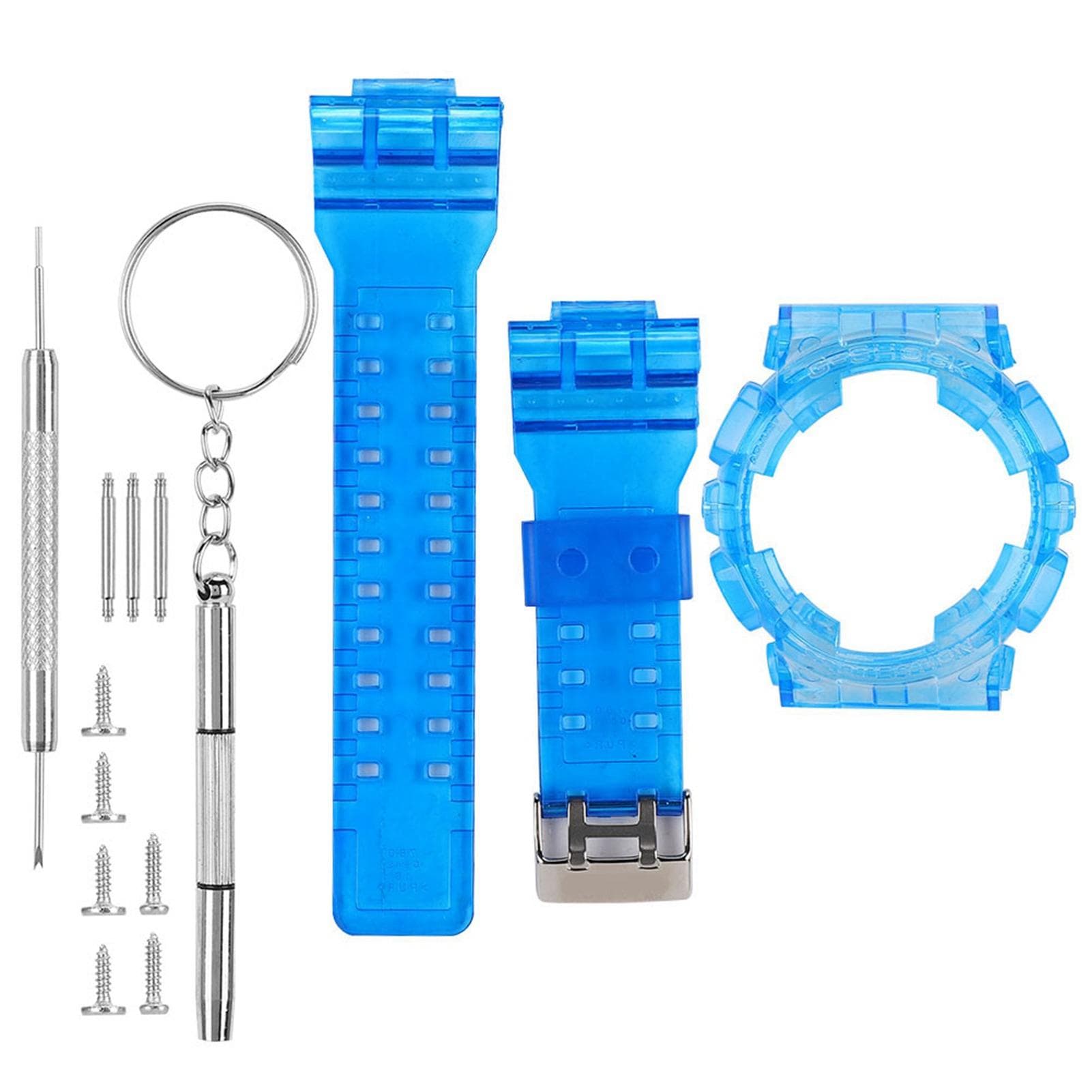 Watch Strap Watchband Case Set Fit for GA?110 GA?100 GD?100 GD?120