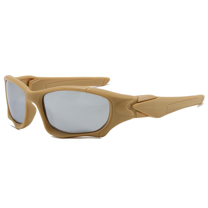 Men's Polarized Tactical Windproof Sunglasses - Military Green, Sports Style Non-Polarized