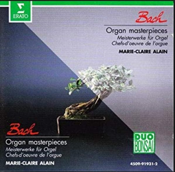 CD BACH; ALAIN - Organ Masterpieces 4509919312 Erato Germany Classical Used