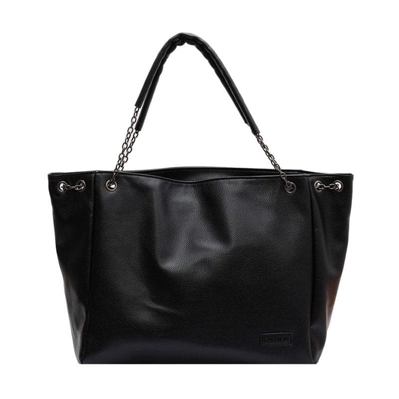 Women's Tote Bag Commuter Bag Premium Chain Crossbody Bag black
