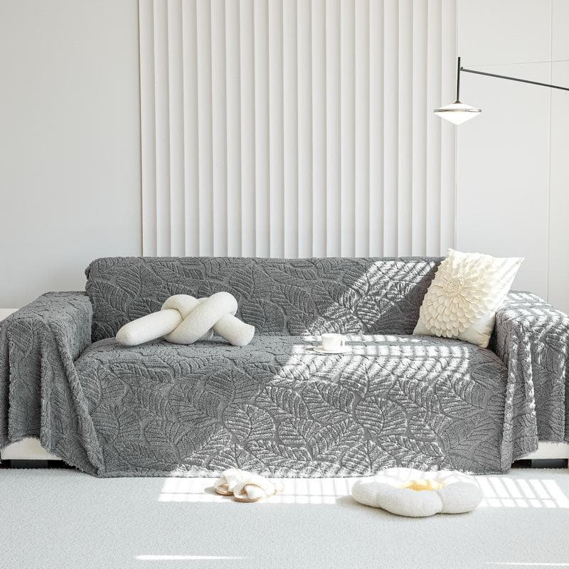 Thick Velvet Sofa Towel Can Be Spread and Covered with High-end Simple Leather Cover Cover All-inclusive Dust-proof Cover Cloth Blanket 180*130cm