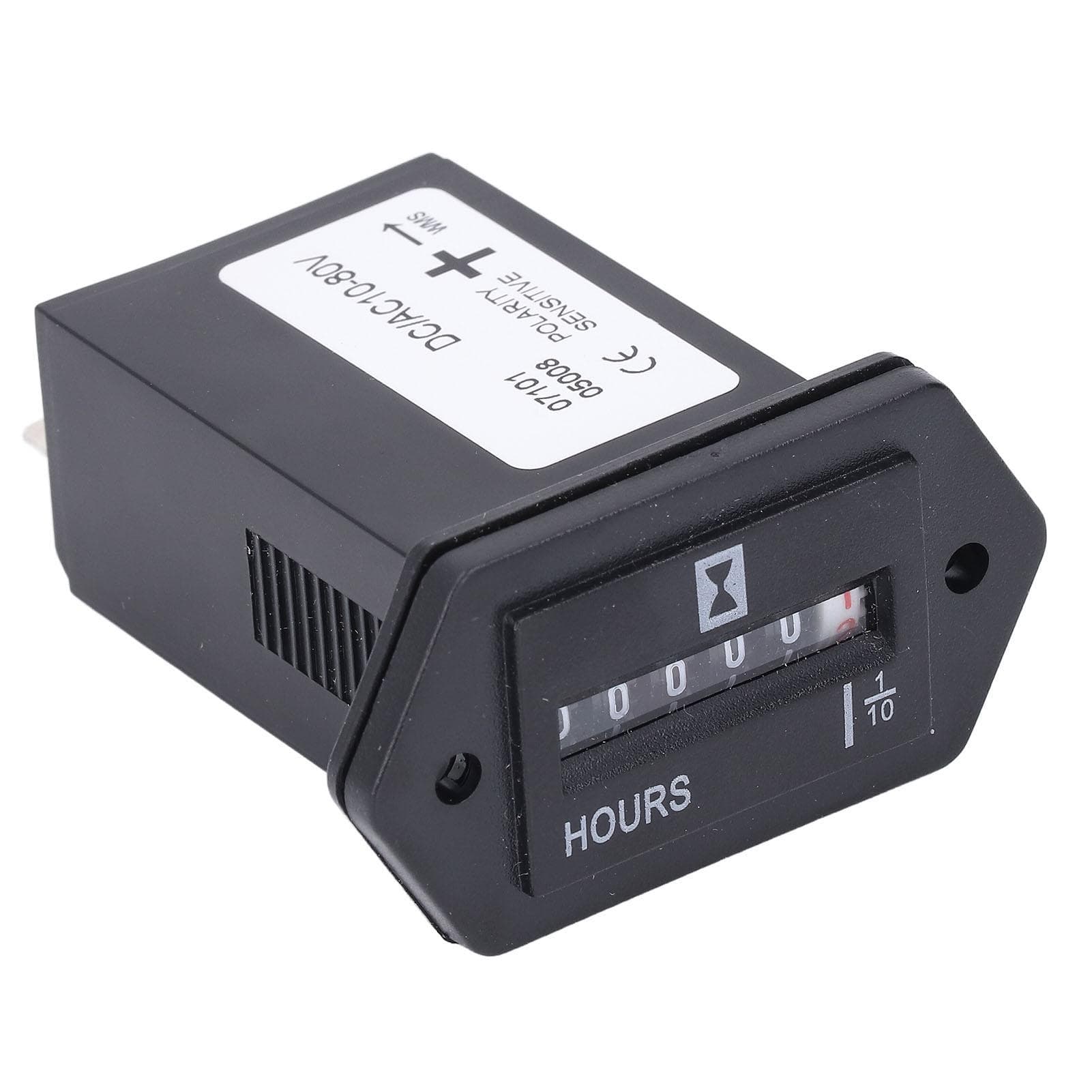 Hour Meter High Accuracy Data Storage Mechanical Hour Meter Gauge for Machinery Truck DC10?80V
