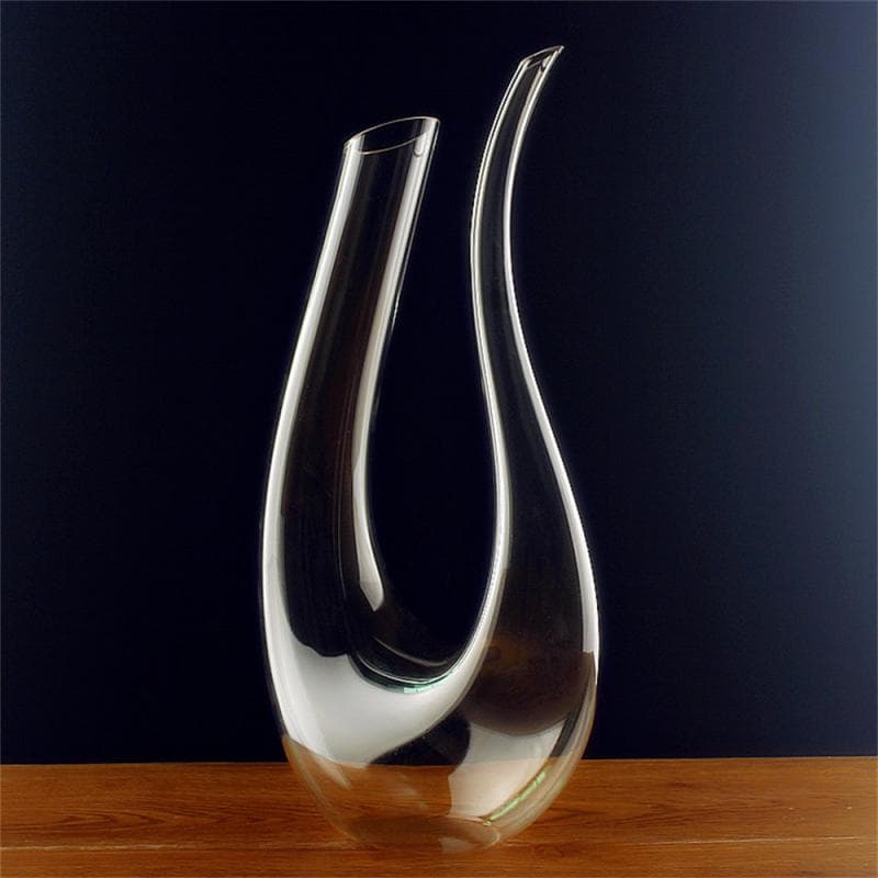 Special Grade 1500ML Big Decanter Handmade Crystal Red Wine Brandy Champagne Glasses Decanter Bottle Jug Pourer Aerator for Bar 1500ML