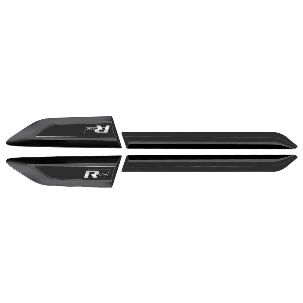 2026 New For VOLKSWAGEN VW 2pcs ABS GTI 4 Motion R RLINE Letter Car Fender Side Wing Emblem Badge Stickers For VW Volkswagen Tig