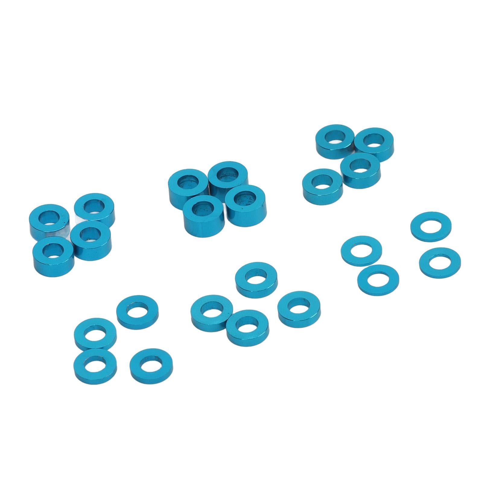 24pcs RC Ball Bearing Kit Blue Seals for Tamiya 53539 TT02 TT01 XV01 XV02 0.2in Outer Diameter