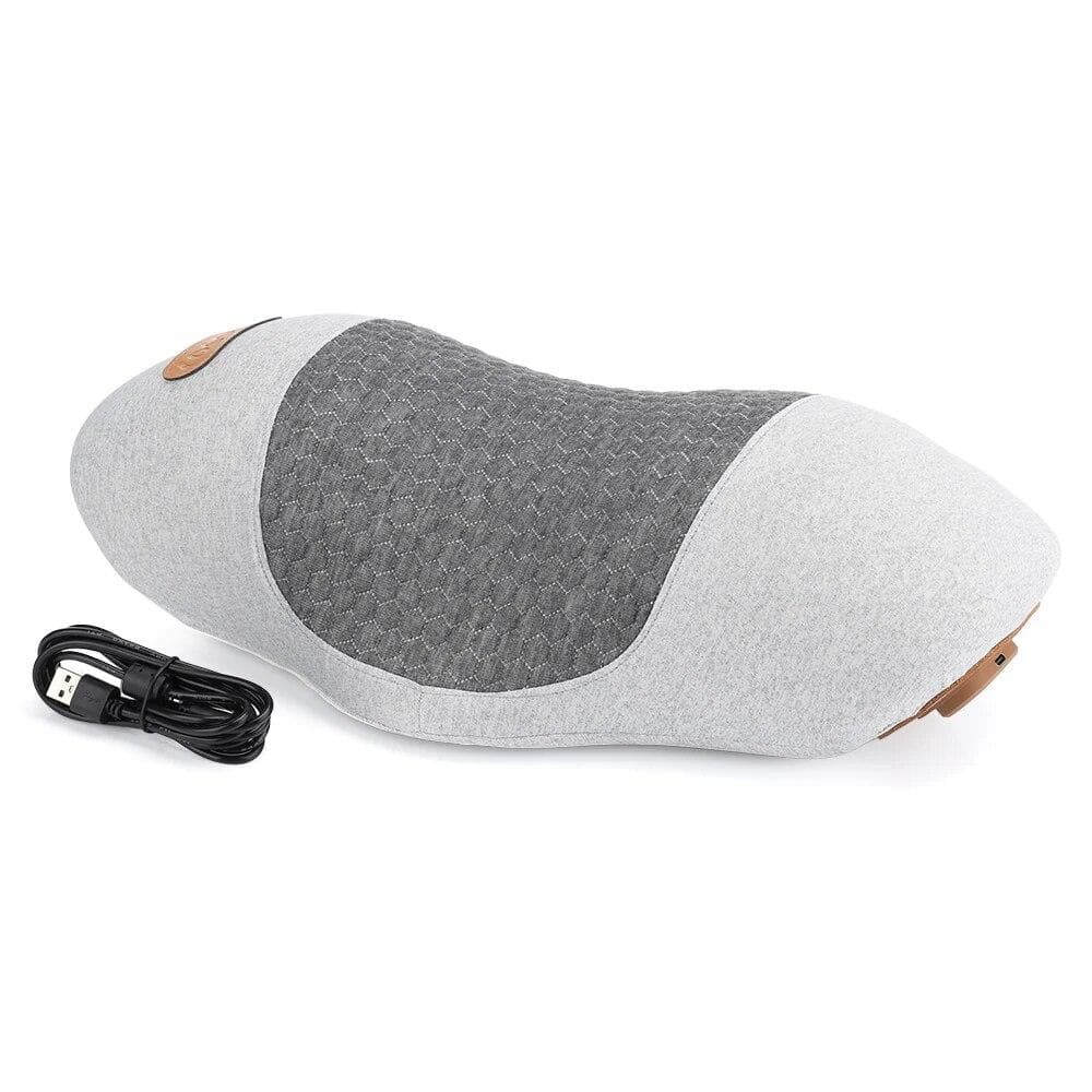 Heating Vibrating Neck Massage Pillow Relax Cervical Shoulder Neck Memory Foam Pillow Neck Massager Pain Relief Assist Sleep CHINA