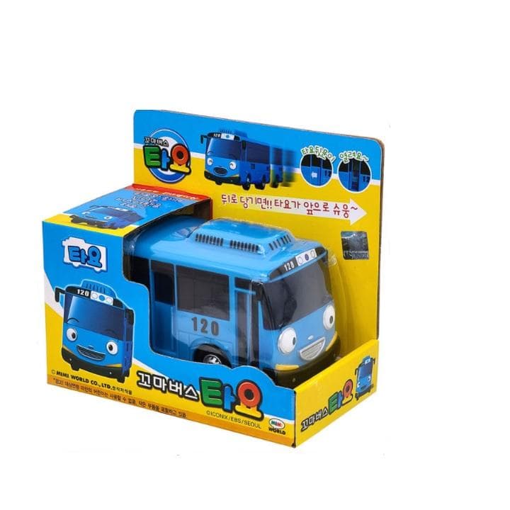 Origin Korea Model Tayo - The Little Bus Toy ,Blue Color Tayo 11.5 x 13.0 x 7 cm