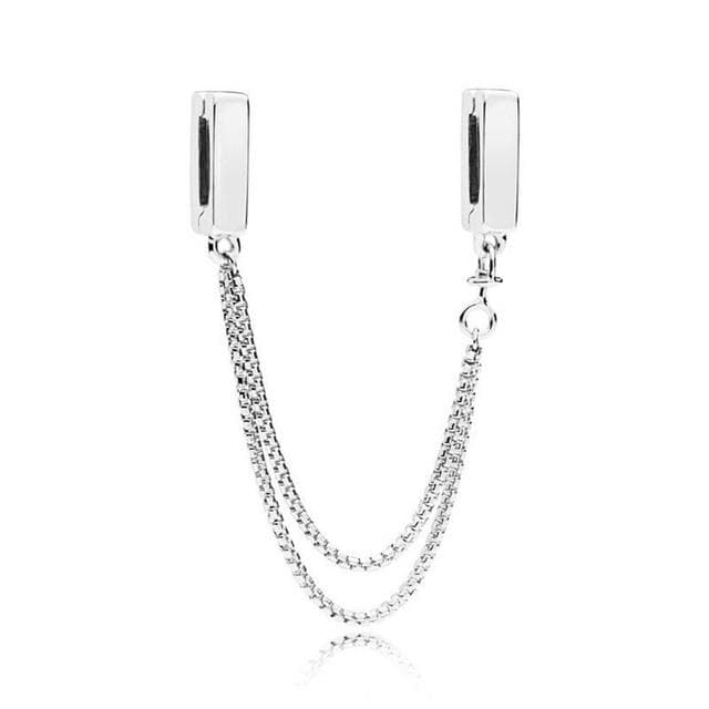 Authentic 925 Sterling Silver Timeless Sparking Clip Charm Fit Original Reflexions Bracelet Making Trendy Wedding Party Jewelry