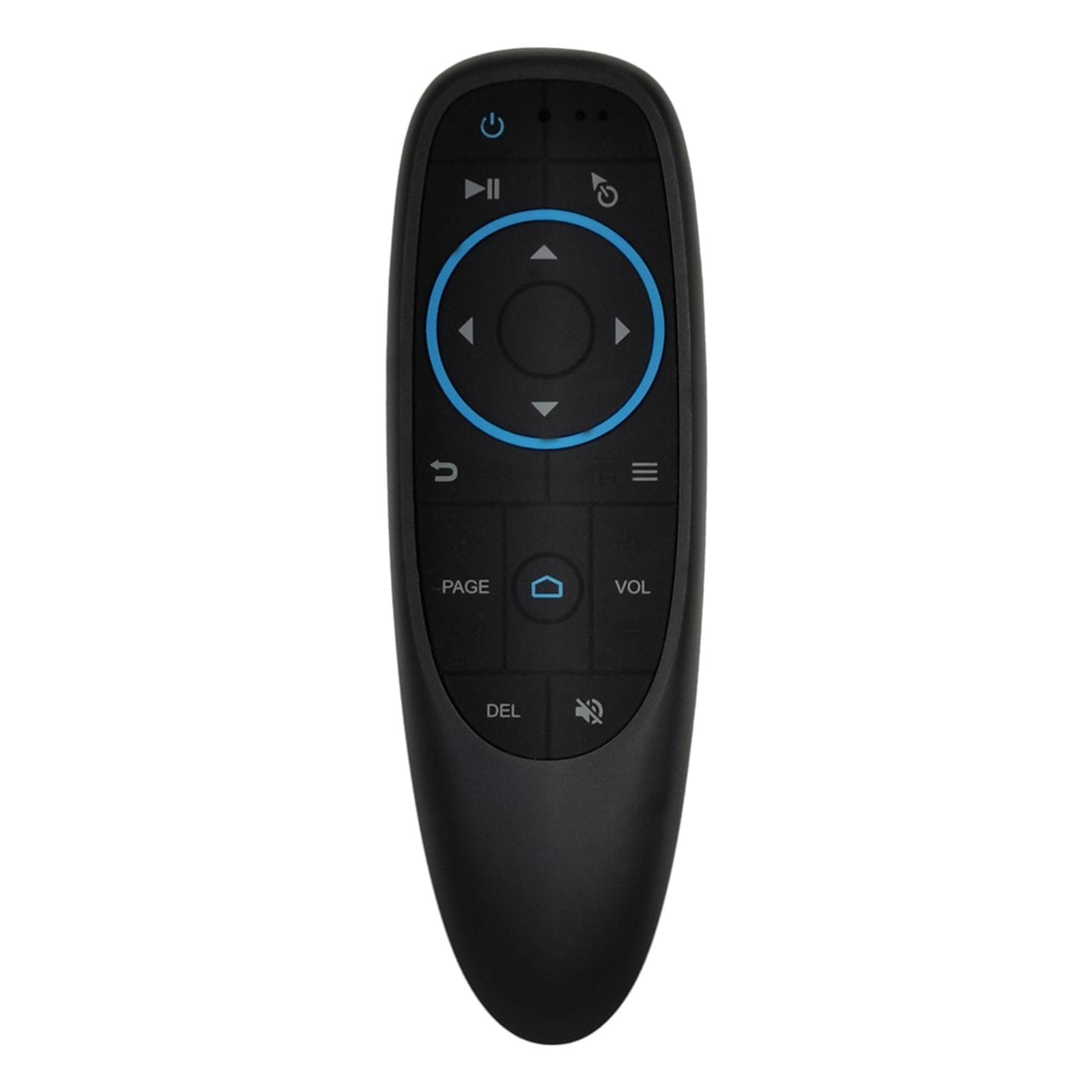 G10BTS Remote Control Bluetooth 5.0 Air Mouse IR Learning Gyroscope Wireless Infrared Remote black