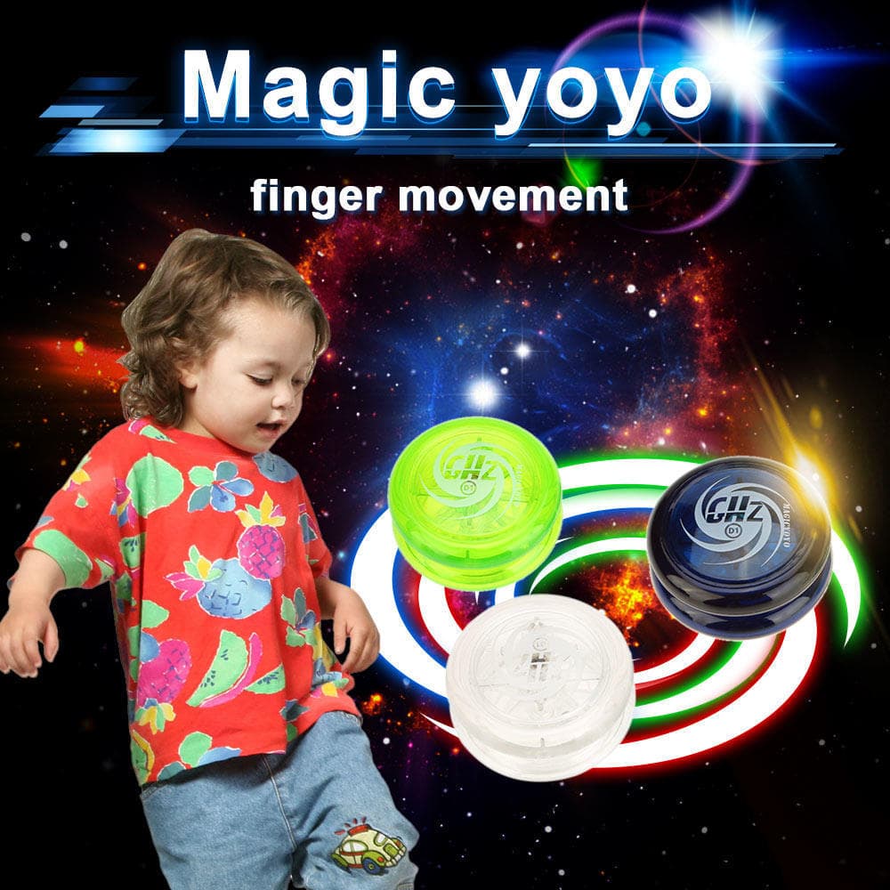 Magie Yoyo D1 Polycarbonat-Kunststoff-Schleife Star Burst-System W/ String blue