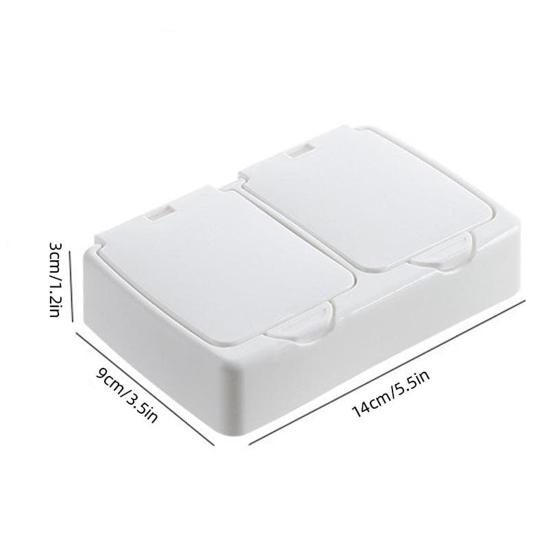 Mini Desktop Pop-up Storage Box Dust Proof Cotton Swabs Makeup Organizer Case Small Things Holder