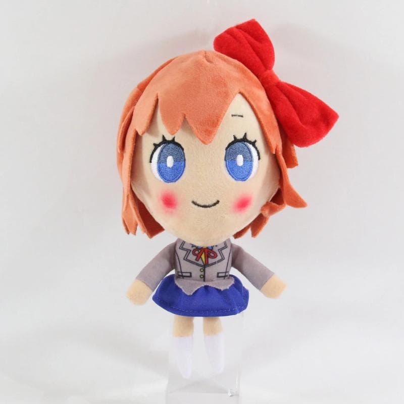 20cm Doki Doki Heartbeat Literature Club Plush Doll Kawaii Cartoon Anime Sayori Plush Toy Cute Yuri Natsuki Monika Decor Gifts beaver