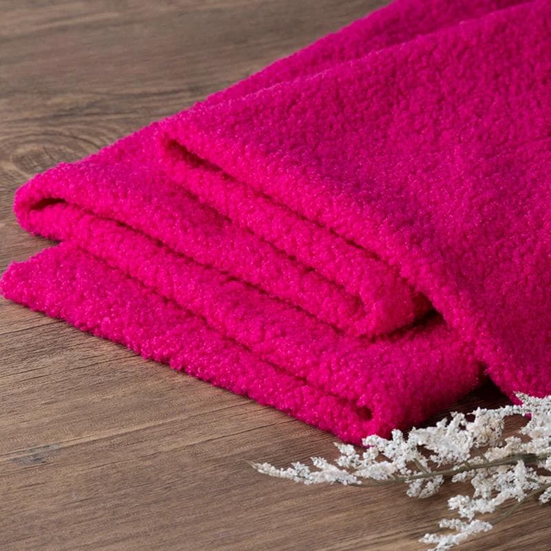 100x160cm Polar Fleece Cloth Polyester Autumn Winter Small Roll Teddy Cashmere Plush Fabric DIY Clothing Handmade Sewing 100x160cm