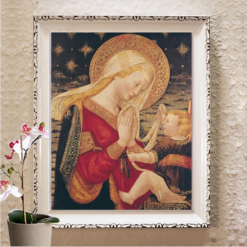 Full Round Drill 5D DIY Diamond Painting 3D Diamond Embroidery Cross Stitch Home Decor Full Square 20X30CM