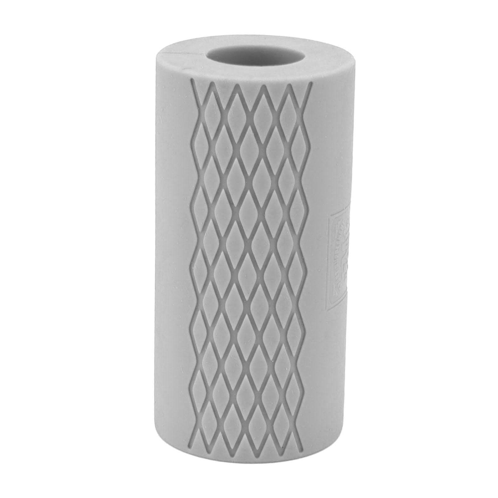 Barbell Grips Standard High Density Slip Resistance Silicone Dumbbell Grips for Weightlifting grey