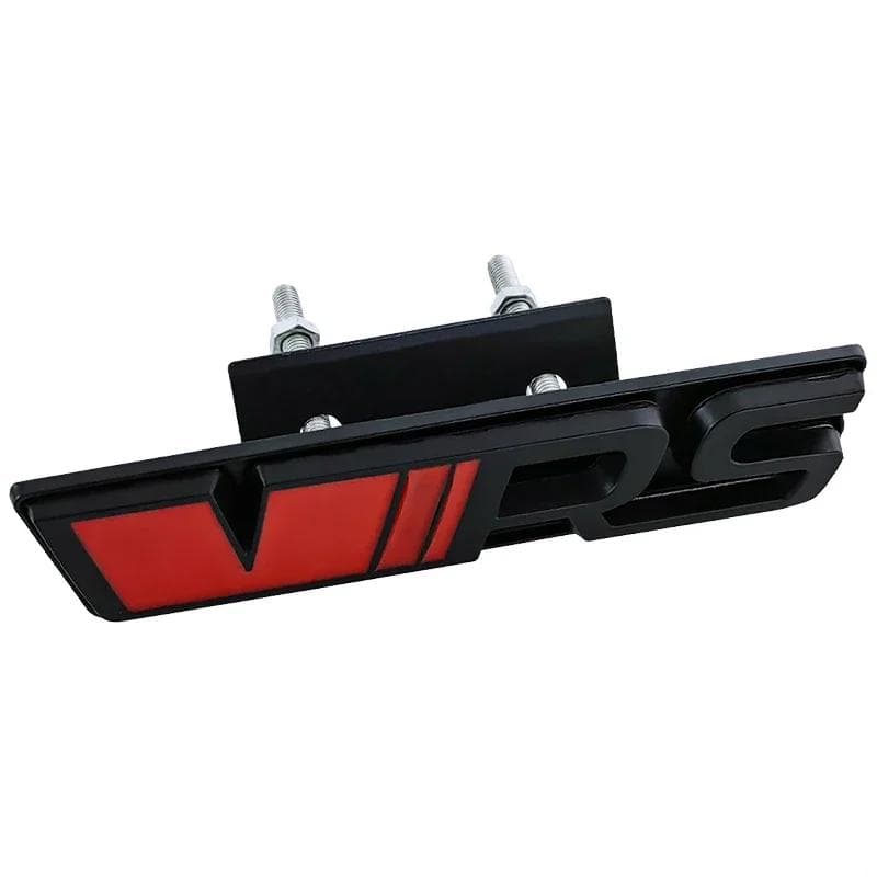 Alloy Car Front Grille Logo Trunk Emblem Badge Sticker for VRS  Octavia Yeti Fabia 1 Kodiaq Karoq 2 A7 Tour RS Superb Rapid Front Grille Badge black/red