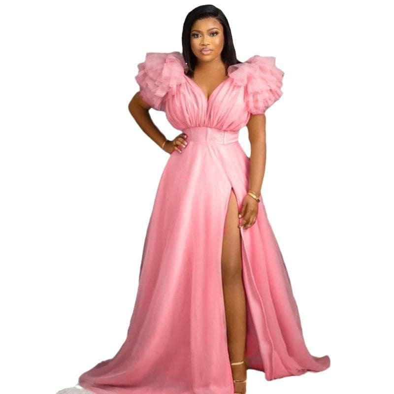Spring and Summer New European and American Loose Dresses Commuting European and American Large-size Women's Dresses 5XL