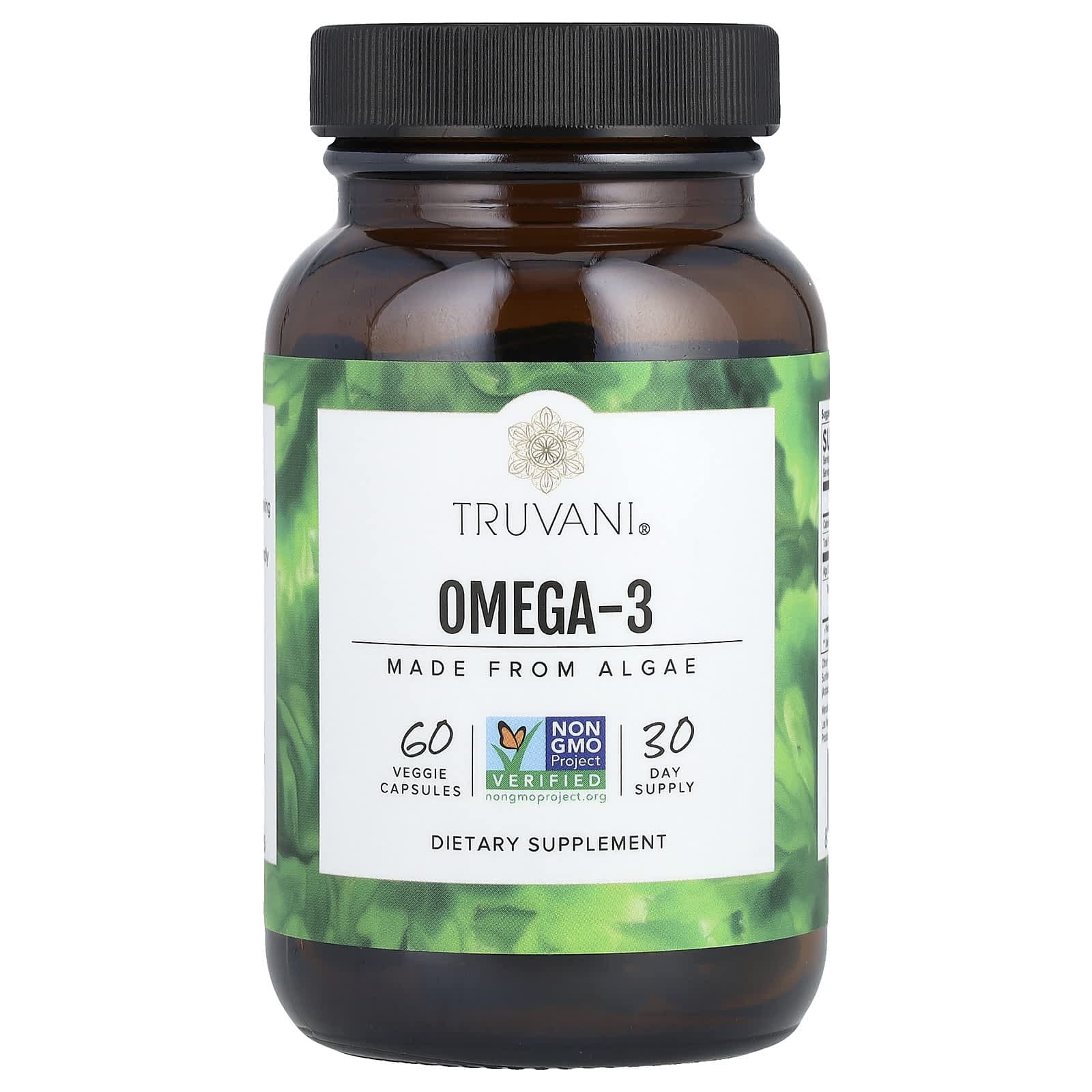 Truvani, Omega 3, 60 veggie capsules