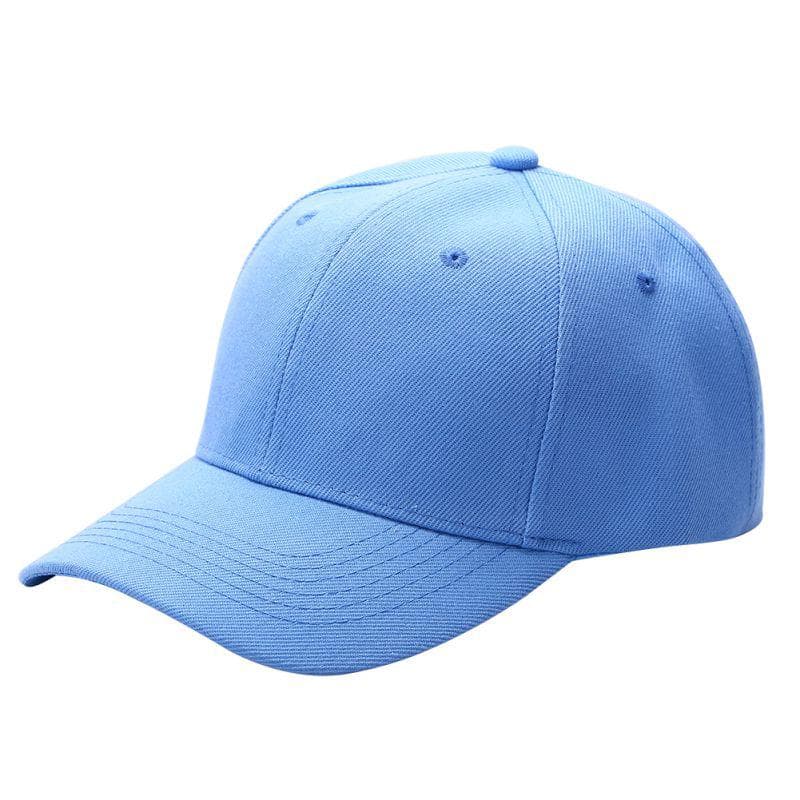 Baseball Cap Curved Visor Hat Adjustable Hip-Hop Peaked Hat for Men and Women