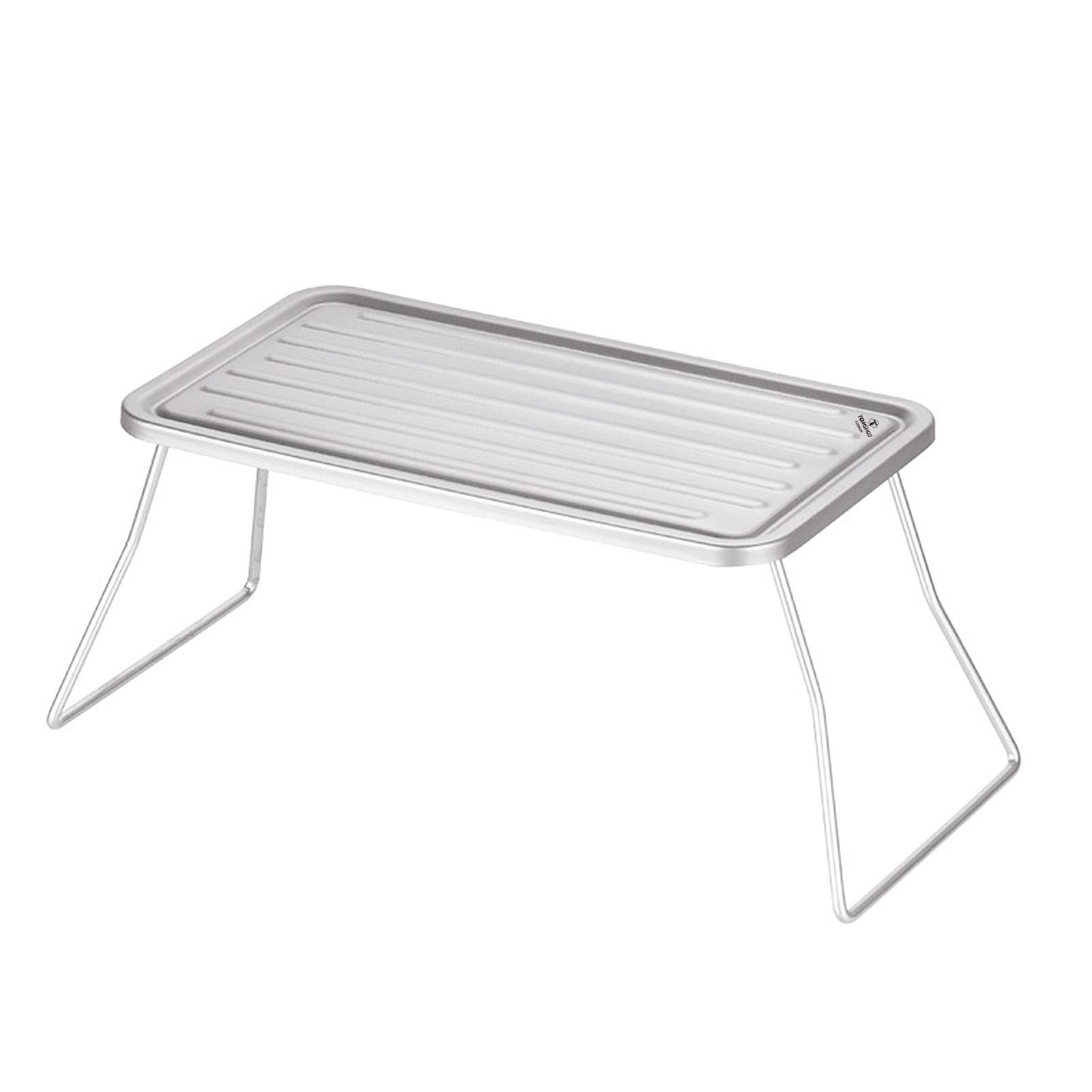 TOMSHOO Portable Outdoor Folding Camping Grill Titanium BBQ Grill Grate Ultralight Mini Table for
