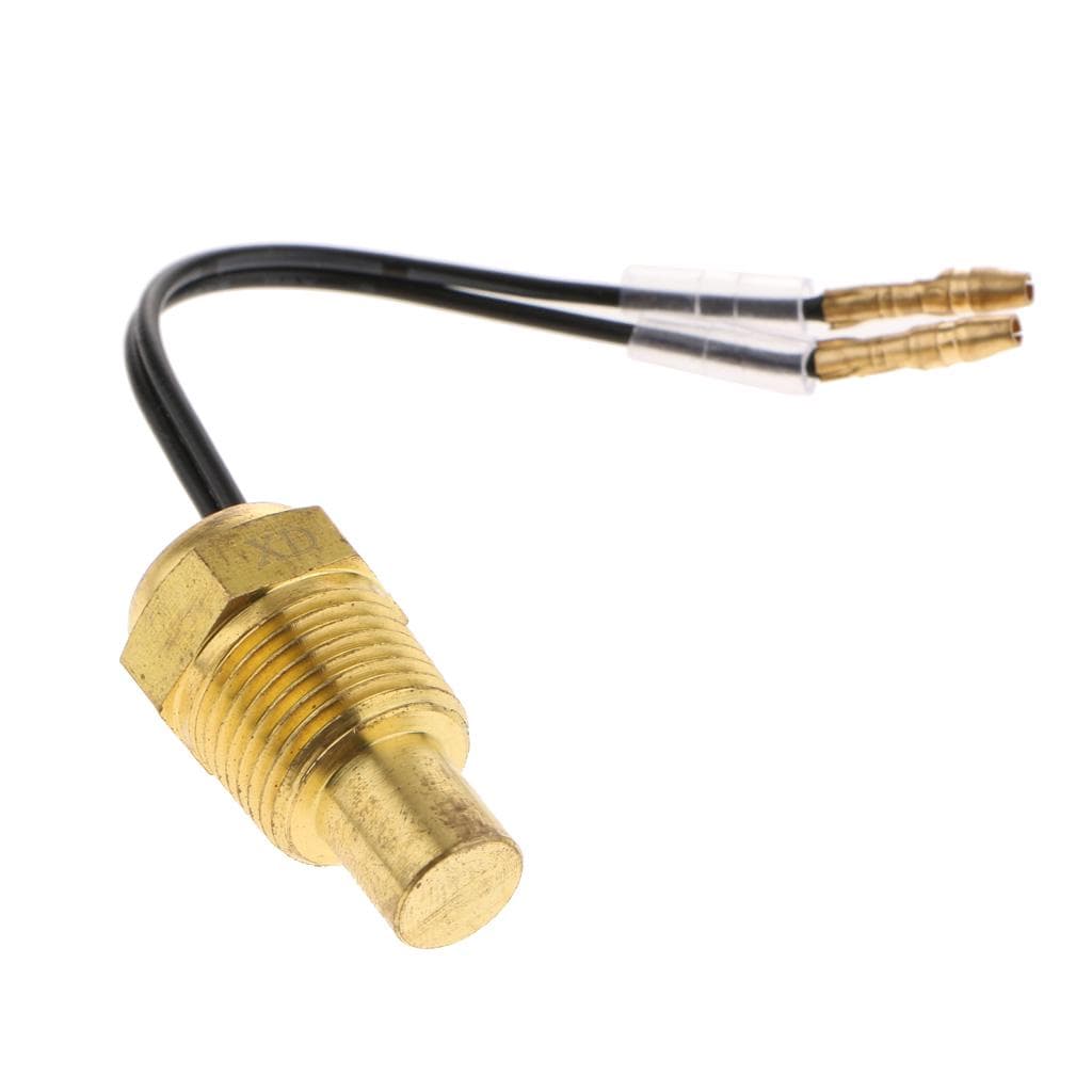 12V24V Car Truck Digital Water Temp Temperature Sensor Head Plug 10mm 17mm gold