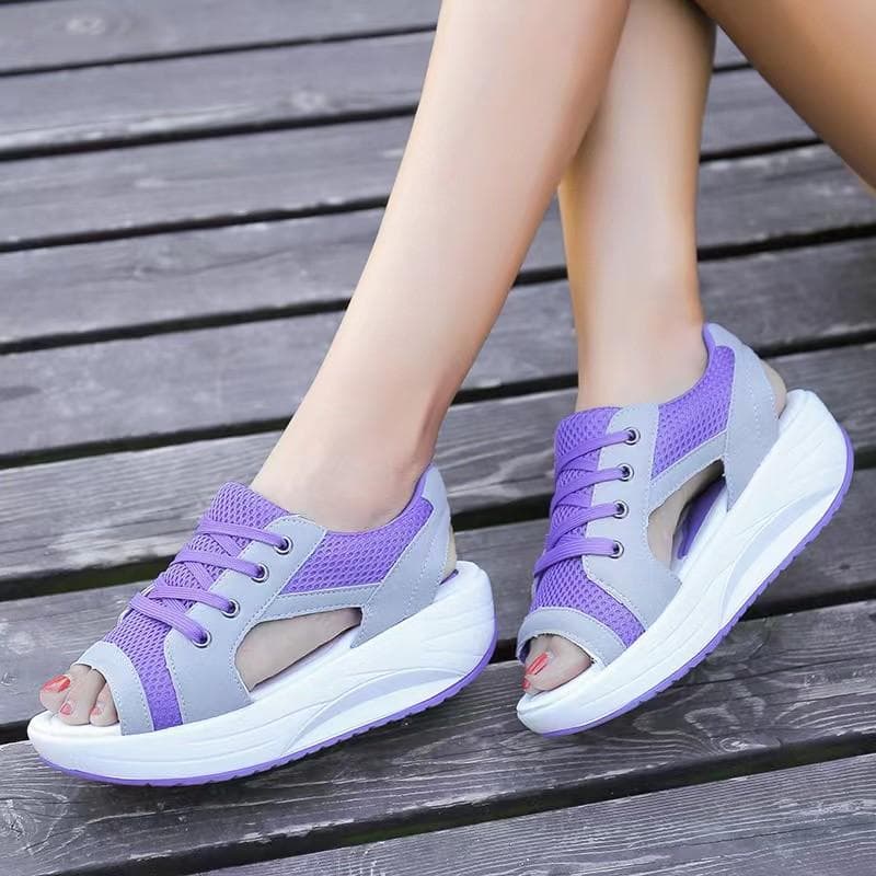 Fashion Women Sandals Summer New Lady Platform Chunky Comfortable Mesh Open Toe Casual Sports Ladies Shoes Plus Size 43 42