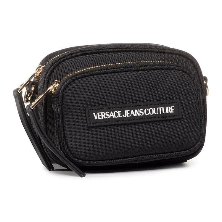 Versace Jeans Couture Polyester Shoulder Crossbody Bag Women bags Black E1VVBBV2-71495-899 Basic Set (Bag+Dust Bag)