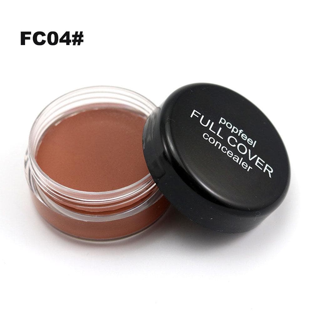 Popfeel -Base Concealer Cream Face Cover Blemish Hide Dark Spot Blemish Eye Lip Contour Liquid Foundation