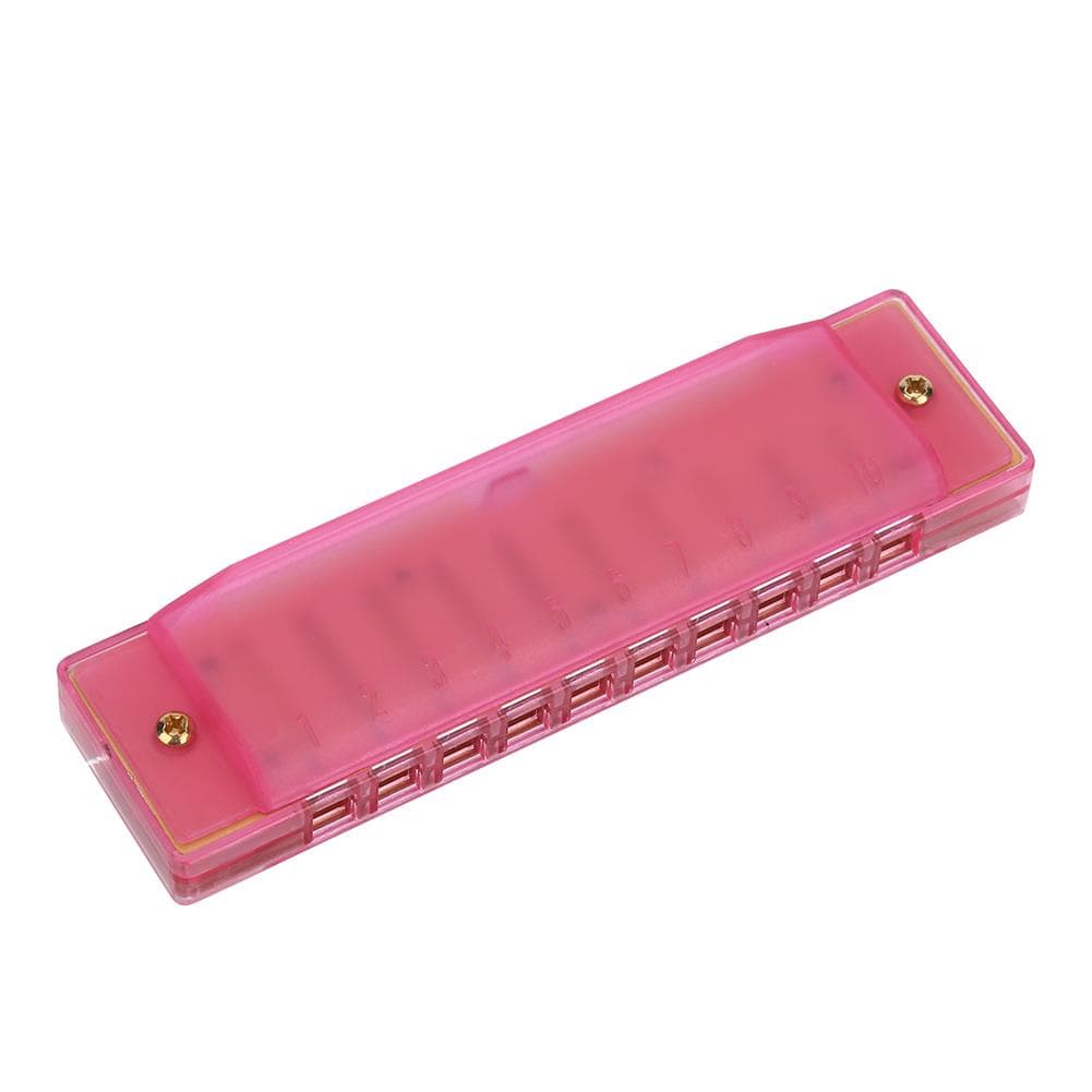 Plastic Harmonica Kids Music Instrument Educational Musical Toy for Children (Red)